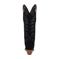 Dingo Womens Movin' On Leather Stacked Heel Cowboy Boots