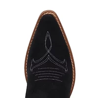 Dingo Womens Movin' On Leather Stacked Heel Cowboy Boots
