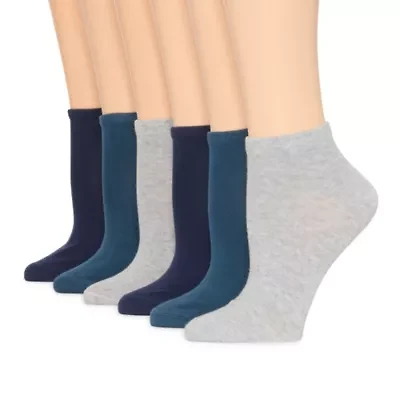 Mixit Cotton Modal Womens 6 Pair Low Cut Socks