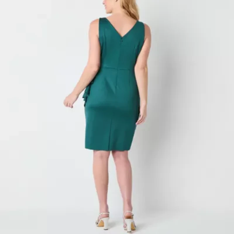 Atelier Danielle Smoothing And Slimming Collection Womens Sleeveless Sheath Dress