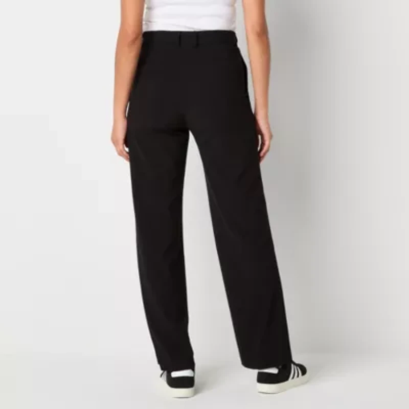 by&by Womens Wide Leg High Rise Juniors Trouser