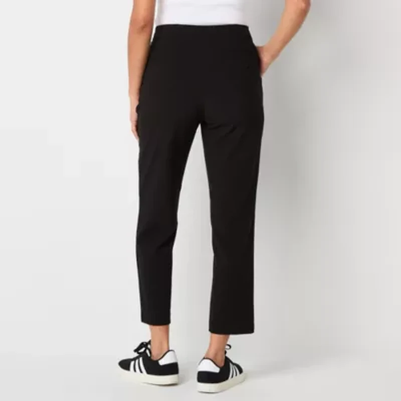 by&by Womens Slim Mid Rise Juniors Ankle Pant