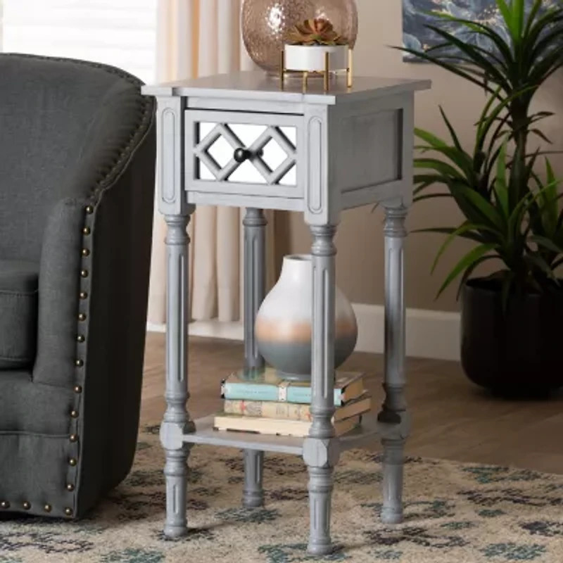 Gellert 1-Drawer End Table