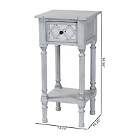 Gellert 1-Drawer End Table