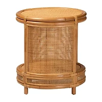 Louis Rattan End Table
