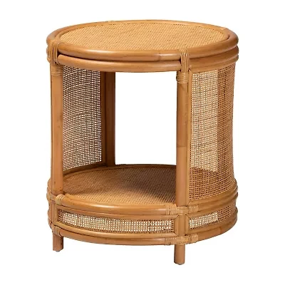 Louis Rattan End Table