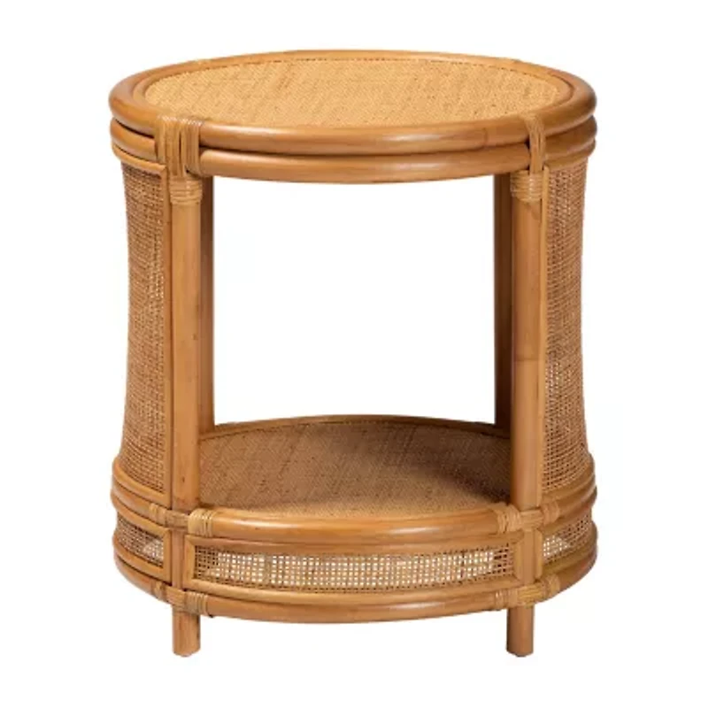 Louis Rattan End Table