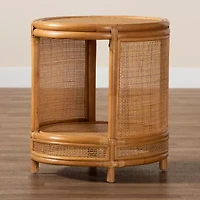 Louis Rattan End Table