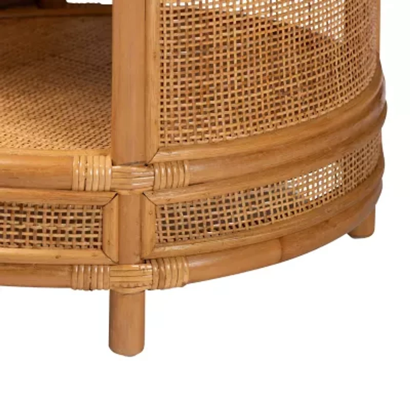 Louis Rattan End Table