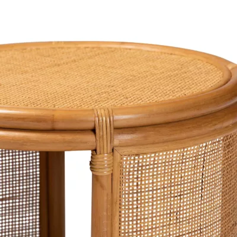 Louis Rattan End Table
