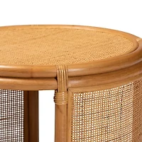 Louis Rattan End Table