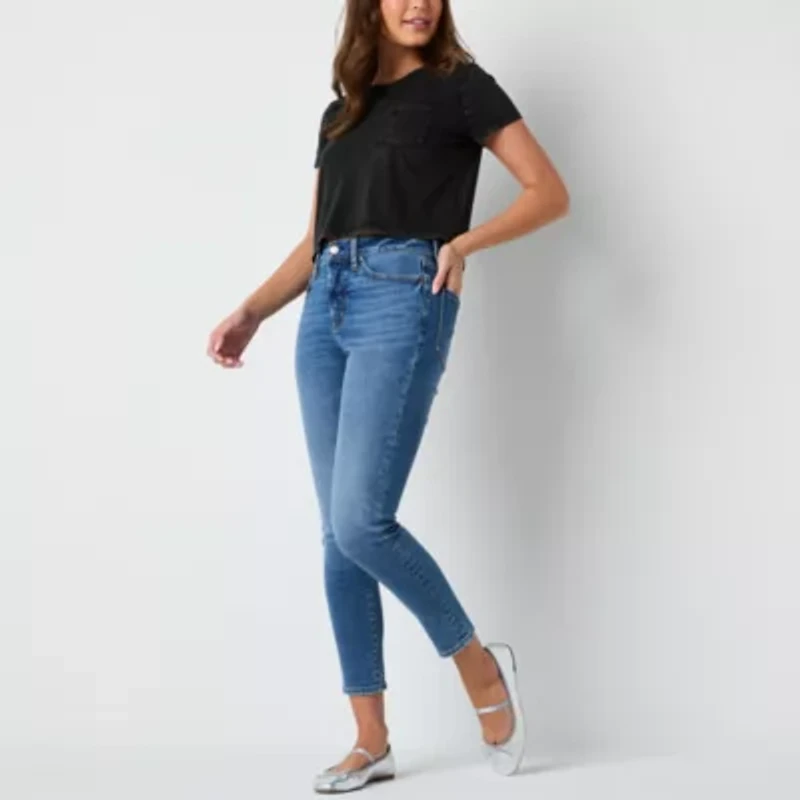 a.n.a Womens High Rise Skinny Ankle Fit Jean