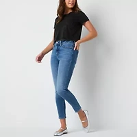 a.n.a Womens High Rise Skinny Ankle Fit Jean