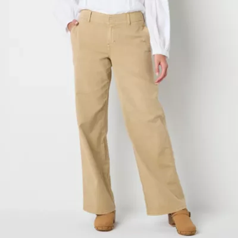 a.n.a Low Rise Slouchy Regular Fit Wide Leg Trouser