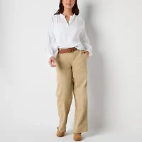 a.n.a Low Rise Slouchy Regular Fit Wide Leg Trouser