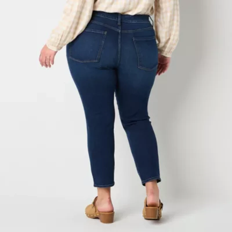 a.n.a Womens Plus Skinny Fit Jean