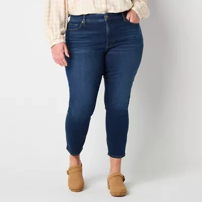 a.n.a Womens Plus Skinny Fit Jean