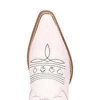 Dingo Womens King Of Clubs Stacked Heel Cowboy Boots