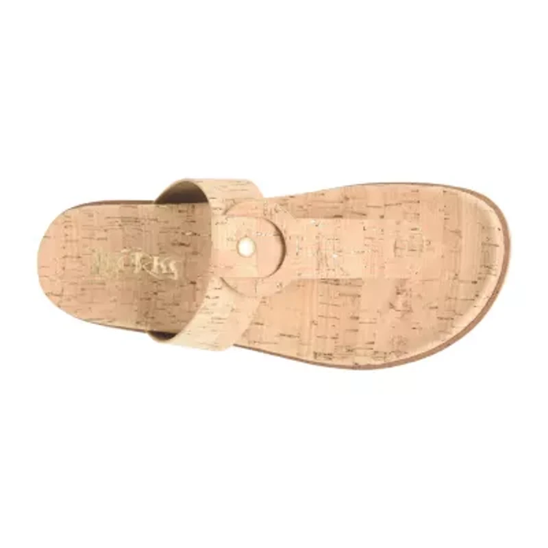 Korks Audie Womens T-Strap Footbed Sandals