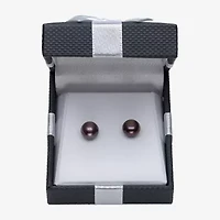 Dyed Cultured Freshwater Pearl Sterling Silver Stud Earrings