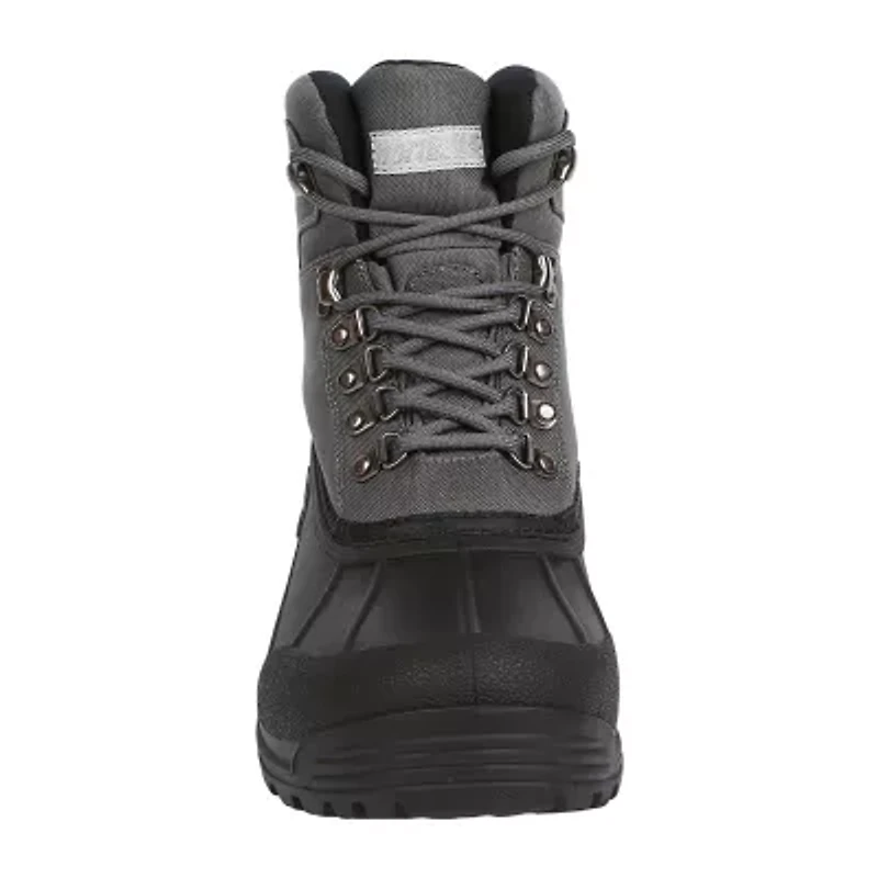 Northside Mens Glacier Peak Snow Boot Insulated Flat Heel Boots