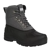 Northside Mens Glacier Peak Snow Boot Insulated Flat Heel Boots