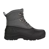 Northside Mens Glacier Peak Snow Boot Insulated Flat Heel Boots