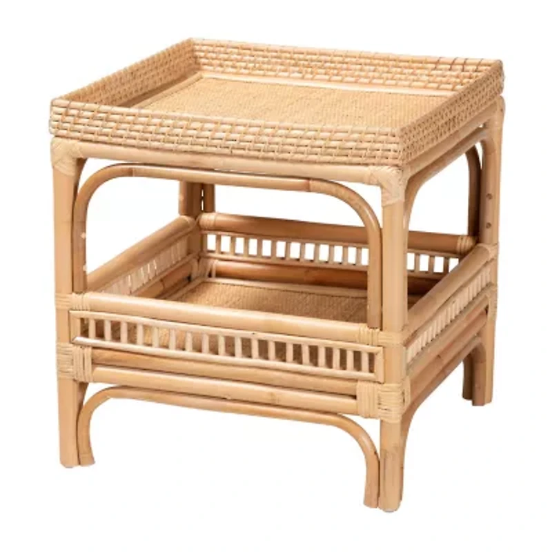 Lombok Rattan End Table