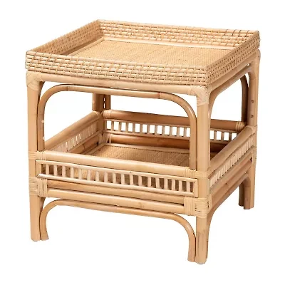 Lombok Rattan End Table