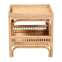 Lombok Rattan End Table