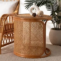 Eldon Rattan End Table