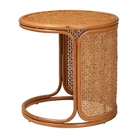 Eldon Rattan End Table