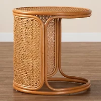 Eldon Rattan End Table