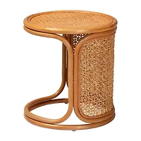 Eldon Rattan End Table