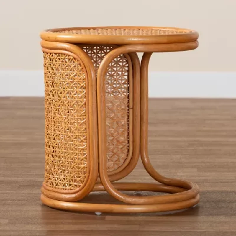 Eldon Rattan End Table