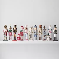 North Pole Trading Co. 14in Shopper Girl African American Christmas Nutcracker