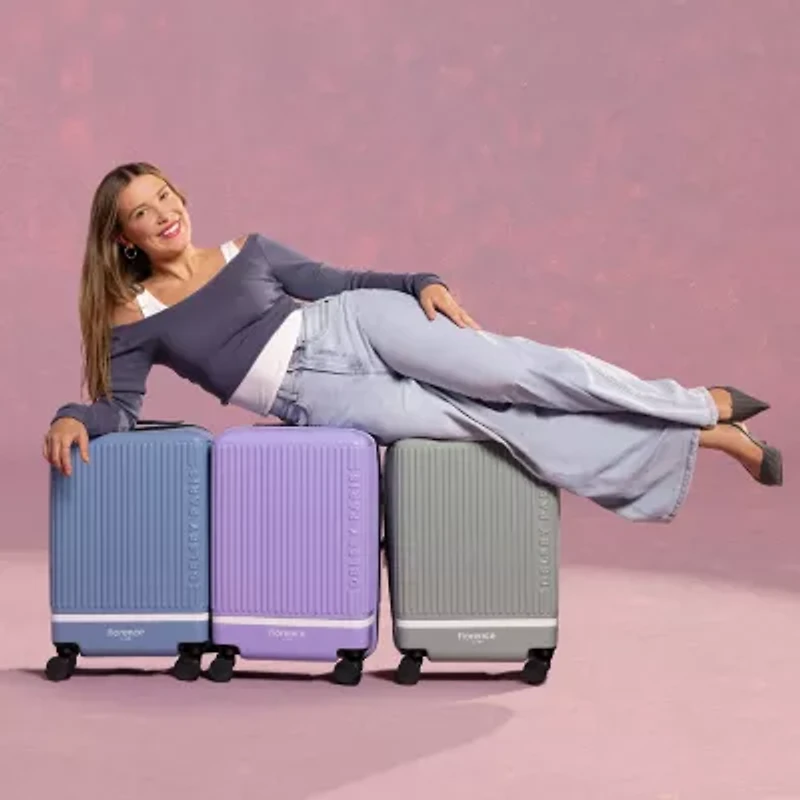 Delsey Paris X Florence By Mills Spin Me Away 20 Inch Hardside Expandable Carry-On Spinner Luggage