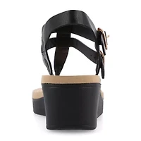 Journee Collection Womens Bianca Wedge Sandals