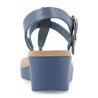 Journee Collection Womens Bianca Wedge Sandals