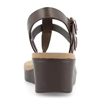 Journee Collection Womens Bianca Wedge Sandals