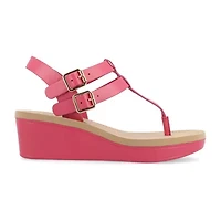 Journee Collection Womens Bianca Wedge Sandals