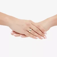 Limited Quantities! Womens 7.5MM Genuine White Topaz 14K Gold Band