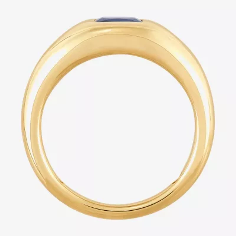 Limited Quantities! Womens 6MM Genuine Blue Sapphire 14K Gold Cushion Band