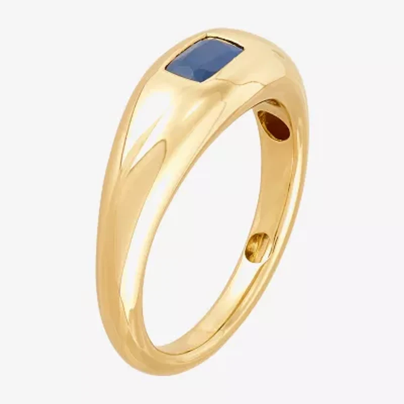 Limited Quantities! Womens 6MM Genuine Blue Sapphire 14K Gold Cushion Band