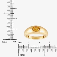 Limited Quantities! Womens 7.5MM Genuine Orange Citrine 14K Gold Oval Band