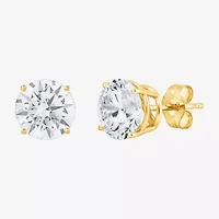 (G-H, Si2) Womens 5 CT. T.W. Lab Grown White Diamond 10K Gold Round 2-pc. Jewelry Set