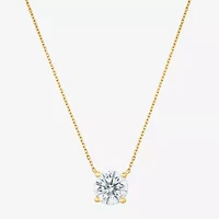 (G-H, Si2) Womens 5 CT. T.W. Lab Grown White Diamond 10K Gold Round 2-pc. Jewelry Set