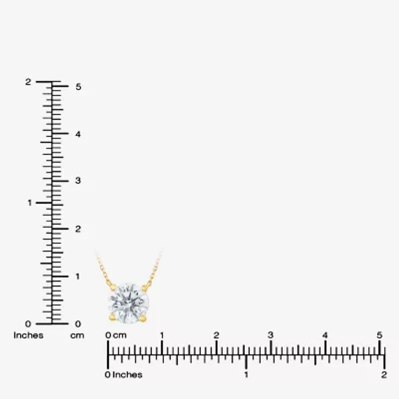 (G-H, Si2) Womens 5 CT. T.W. Lab Grown White Diamond 10K Gold Round 2-pc. Jewelry Set