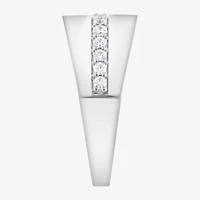 (F,Si2) Mens 1/2 CT. T.W. Lab Grown White Diamond Sterling Silver Fashion Ring