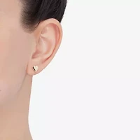 Limited Quantities! 14K Gold 7.2mm Heart Stud Earrings